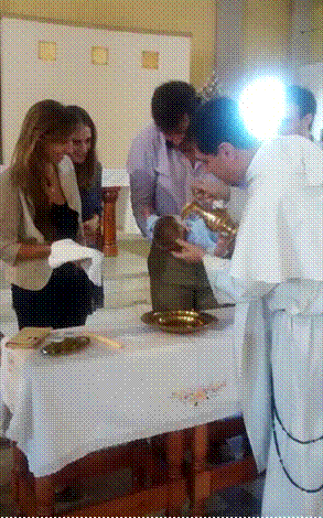 Название: Благословение Иисуса во время таинства крещения - описание: Благословение Иисуса во время таинства крещения